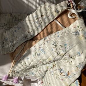 Scotch & Soda Floral Jacket - Cream and Blue